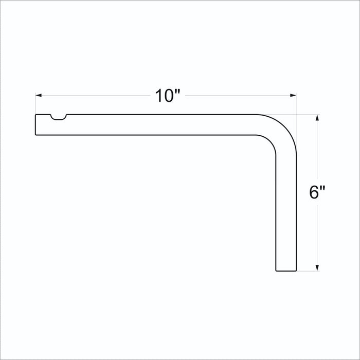 Long Wall Hanging Plant Hook | White 10" 12" - Image 6