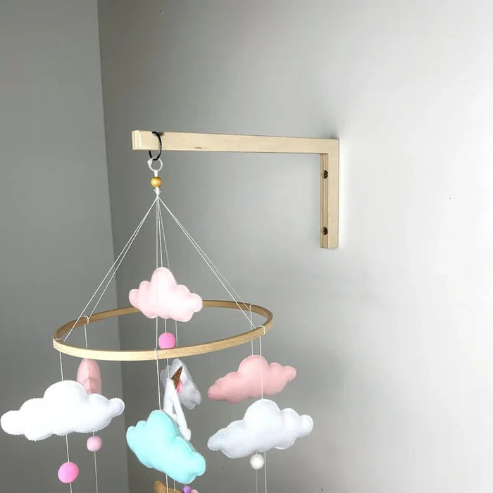 Long Wooden Plant Bracket for Wall | Natural 10" 12" - Image 2