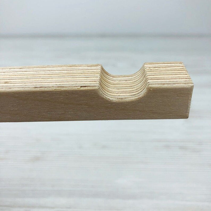 Long Wooden Plant Bracket for Wall | Natural 10" 12" - Image 3