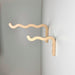 Long Wavy Plant Bracket | Natural 12"x6" - Image 3