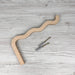 Long Wavy Plant Bracket | Natural 12"x6" - Image 5