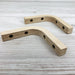 Mini Wooden L Shelf Brackets | Unfinished 4"x4" - Image 4