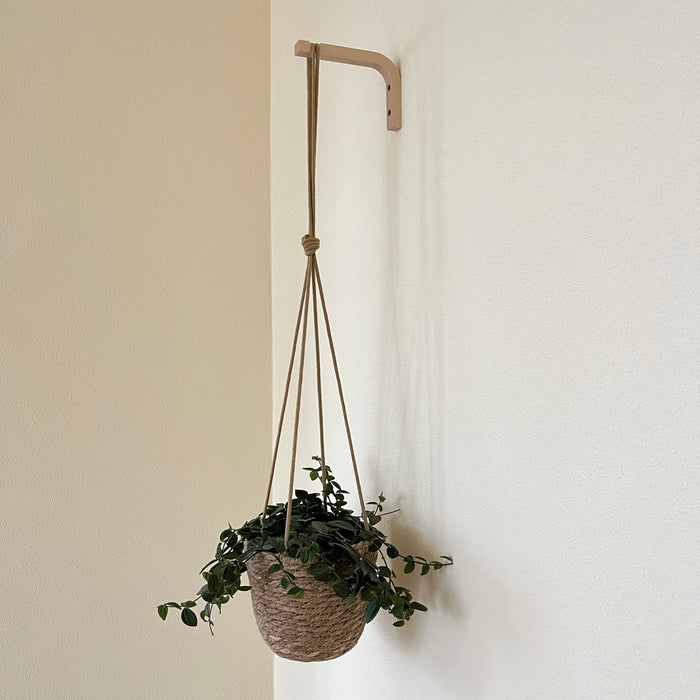 Minimalist Plant Hanger Bracket | Natural 6"x4" - Image 4