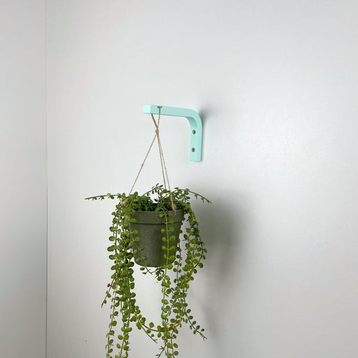 Minimalist Plant Hanger Hook | Sky Blue 6"x4" - Image 2