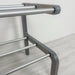 Minimalist Two - Level Shoe Rack | Gray + Metal Rods - Image 4