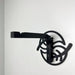 Botanical Plant Hanger Hook for Wall | Black 6" - Image 4