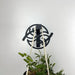 Botanical Plant Hanger Hook for Wall | Black 6" - Image 3