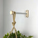 Modern Plant Hanger Bracket | Silver & Natural 6" 8" 10" - Image 1