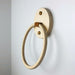 Modern Wood Bathroom Towel Ring | Natural - Image 2