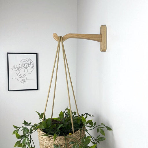 Modern Wooden Hook for Hanging Plants | 8" - Image 2
