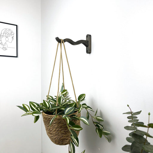 Modern Wooden Wall Hook for Planters | BogOak - Image 2