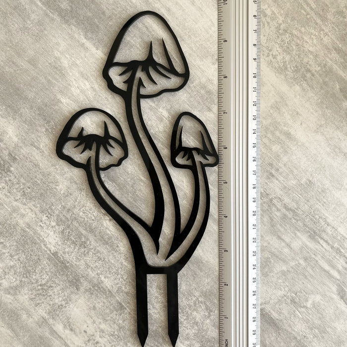 Mushroom Plant Trellis for Indoor Plants | Black - Image 3