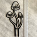 Mushroom Plant Trellis for Indoor Plants | Black - Image 3
