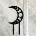 Mystical Moon Phase Plant Trellis | Black - Image 3