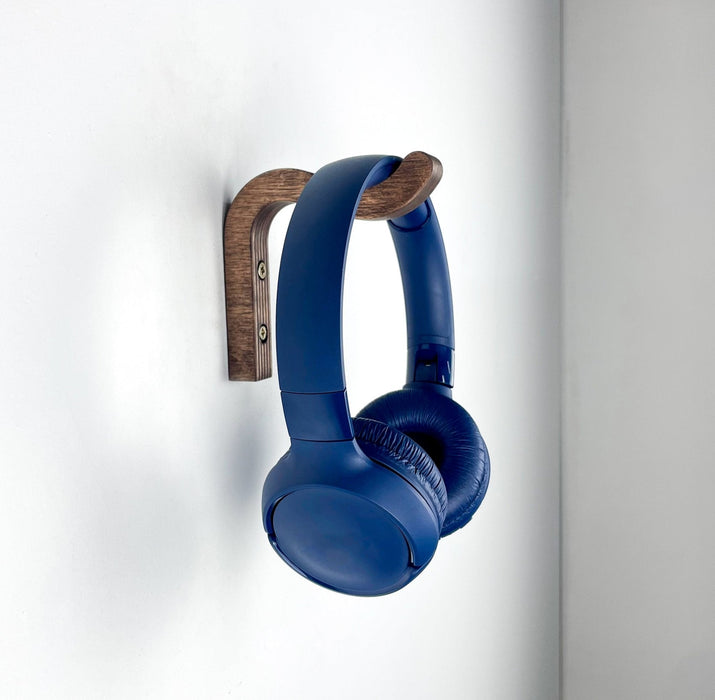 Natural Tone Headphone Holder | Wooden - Inspired Wall Mount - Image 3