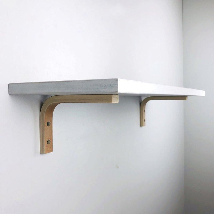 Natural Wall Brackets for Minimalist Shelves - Image 1