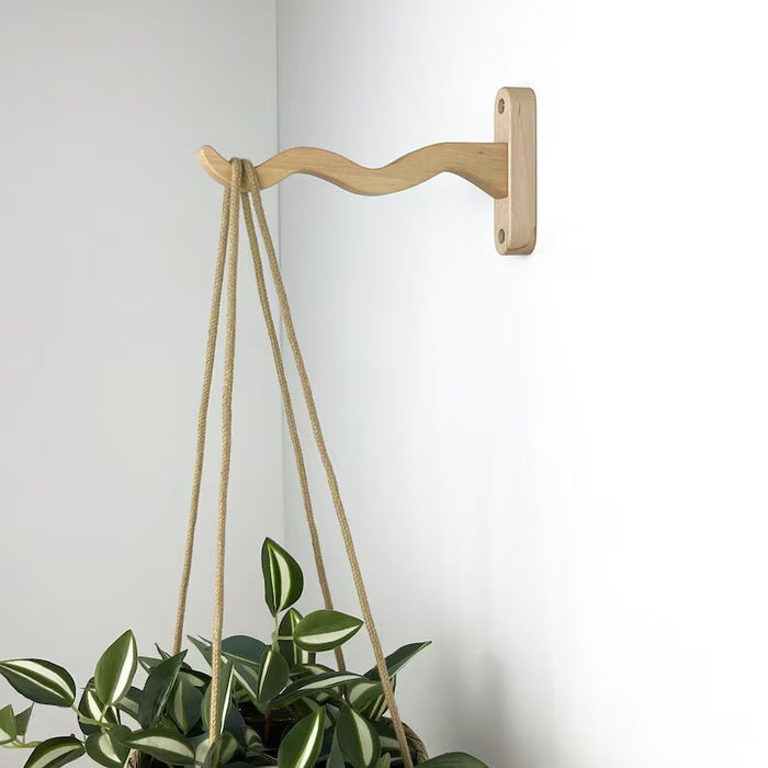 Wavy Plant Hanger Hook for Houseplants | Wood - Image 1