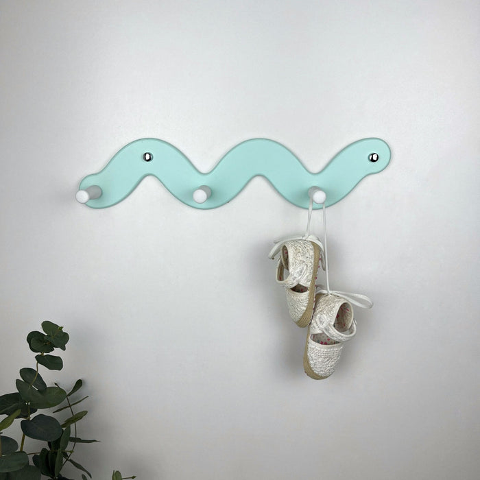 Original Wall Shelf in the Shape of a Snake | SkyBlue Color - Image 8