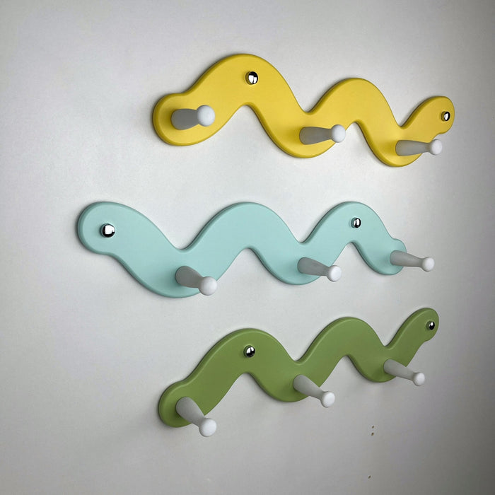 Original Wall Shelf in the Shape of a Snake | SkyBlue Color - Image 4