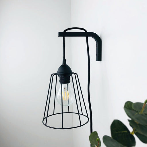 Pendant Light Bracket for Wall | Black 6"x4" - Image 2
