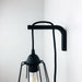 Pendant Light Bracket for Wall | Black 6"x4" - Image 1