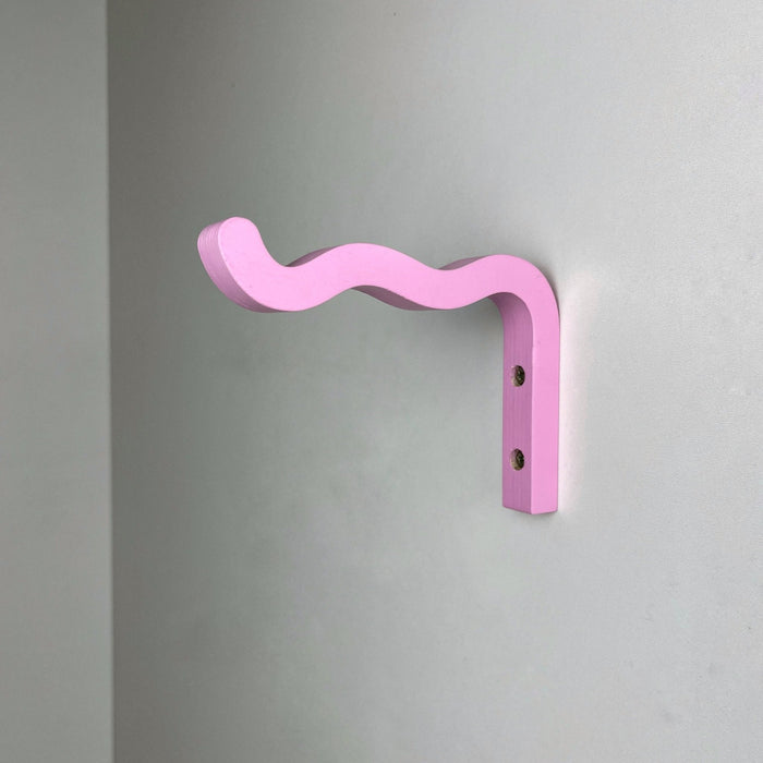 Pink Wavy Plant Hook for Indoor | 6"x4" - Image 2