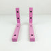 Pink Wooden Wall Brackets for Floating Shelves | 6"x4" Modern Support - Image 4