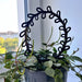 Round Plant Leaf Trellis for Climbing Plants | Black - Image 2