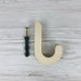 Simple wood wall hook natural - Image 5