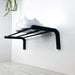 Single Tier Shoe Rack for Wall Black Color - Image 1