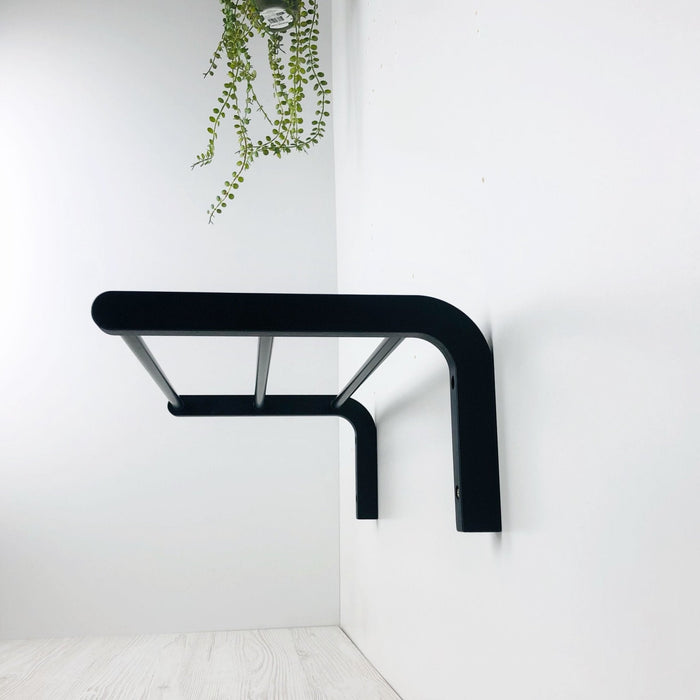 Single Tier Shoe Rack for Wall Black Color - Image 7