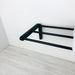 Single Tier Shoe Rack for Wall Black Color - Image 3