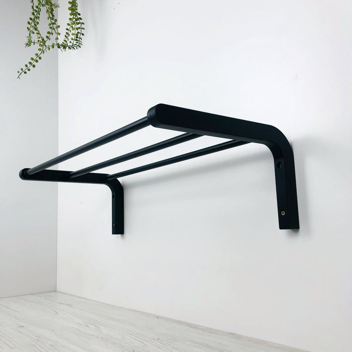 Single Tier Shoe Rack for Wall Black Color - Image 6