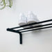 Single Tier Shoe Rack for Wall Black Color - Image 4