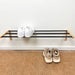 Single Tier Shoe Rack for Wall | Minimalist Shoes Storage - Image 5