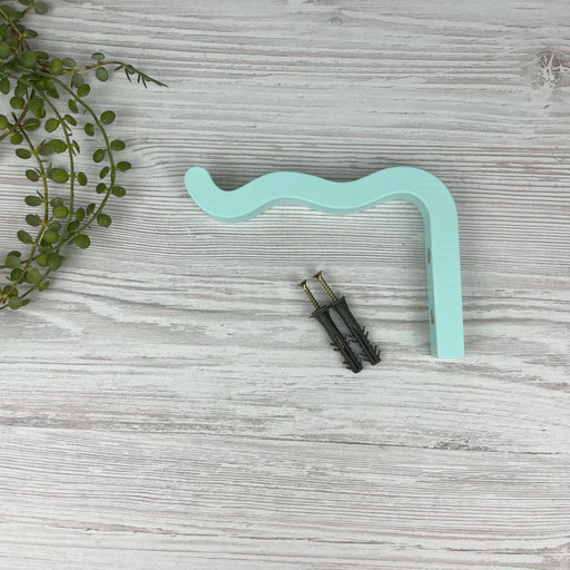 Sky Blue Wavy Plant Hook for Indoor | 6"x4" - Image 2