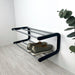 Small Wooden Shoe Rack for Wall | Black - Image 3