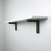 Small L Brackets for Floating Shelf | Walnut 4"x4" - Image 2