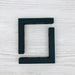 Small Wooden Shelf Brackets | Black 4"x4" - Image 3