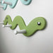 Snake - Shaped Clothes Rack with 3 Hooks | Soft green Color - Image 2