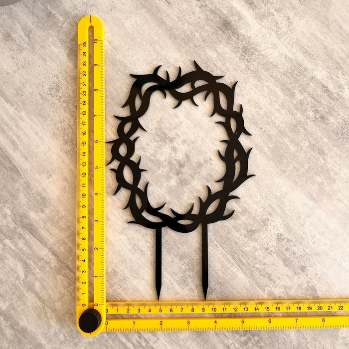 Thorns Crown Trellis for Potted Plants | Black - Image 4