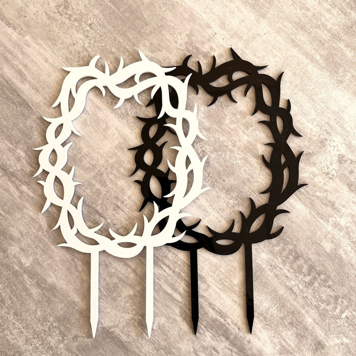 Thorns Crown Trellis for Potted Plants | Black - Image 3