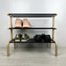 3 Tier Free Standing Shoe Organizer | Natural + Black Rods - Image 2
