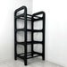 Vertical Corner Shoe Shelf | Black + Black Rods - Image 3