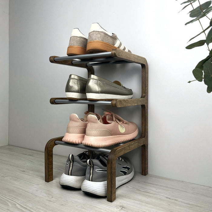 Vertical Entryway Organizer | Space - Saving Shoe Shelf - Image 1