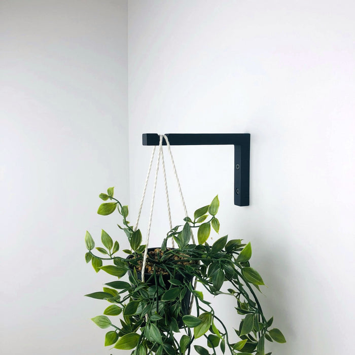 Wall Bracket for Planter | Black 6"x4" - Image 6