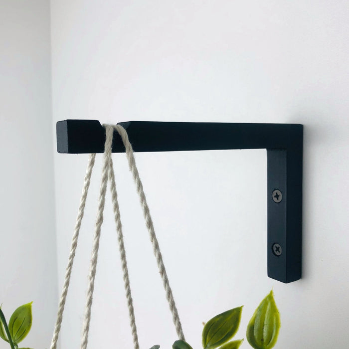 Wall Bracket for Planter | Black 6"x4" - Image 2