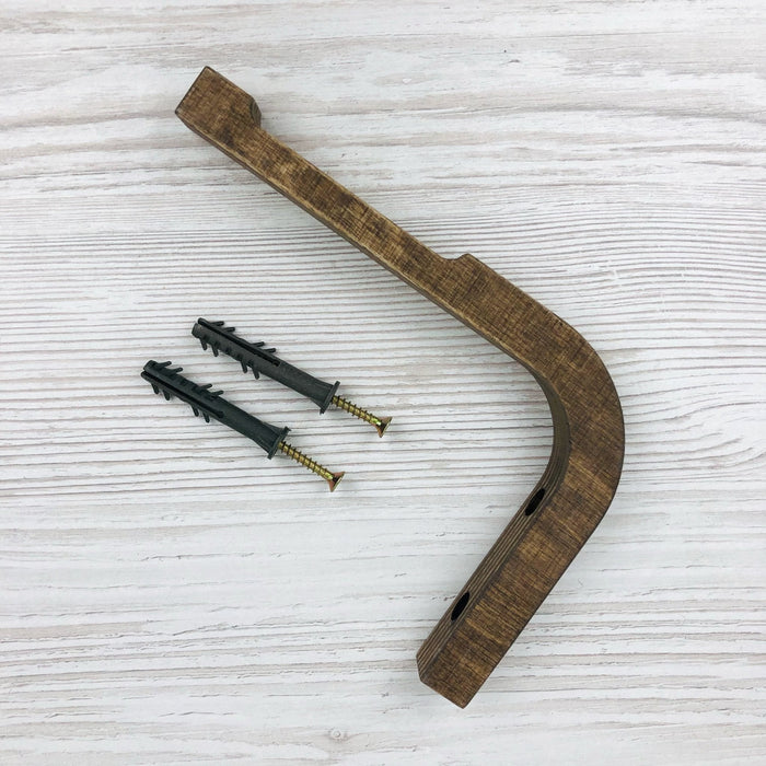 Wall Headphone Hook Holder | Walnut 6"x4" - Image 6