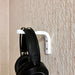 Wall Headphone Hook Holder | White 6"x4" - Image 1
