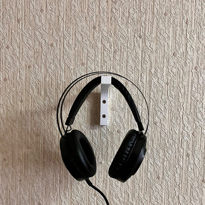 Wall Headphone Hook Holder | White 6"x4" - Image 3
